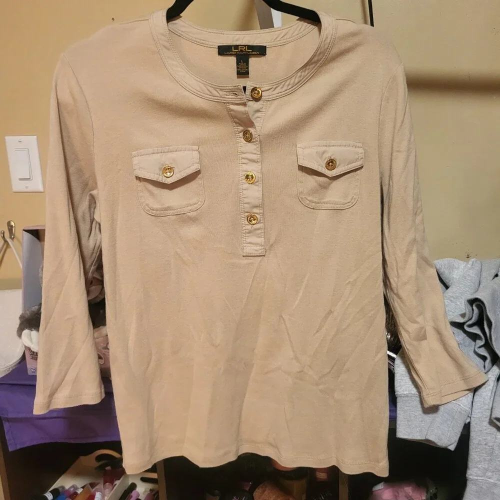 Nwot Rare lauren ralf lauren top - Picture 7 of 8